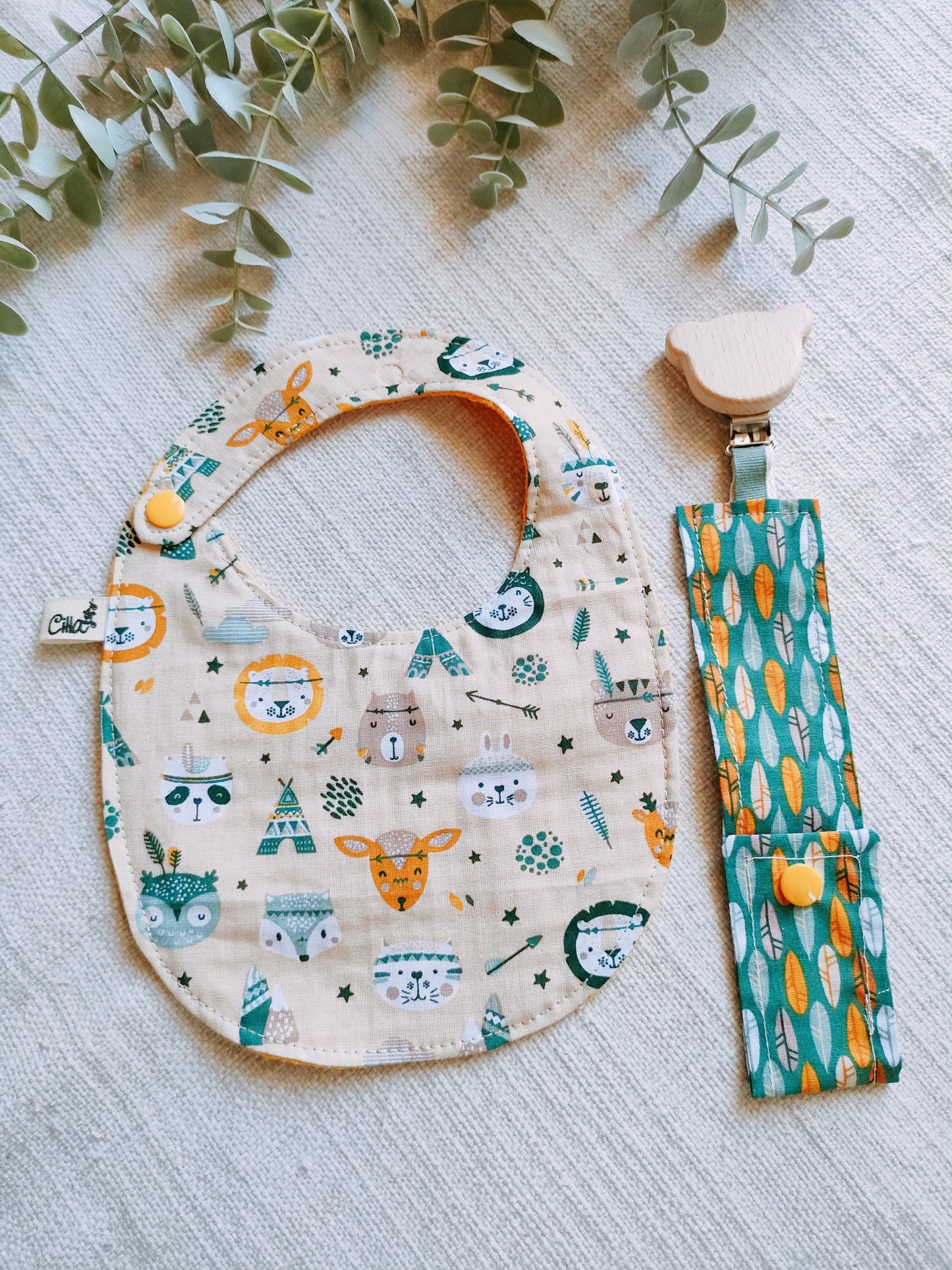 Set Nascita – Germoglio con clip in Legno