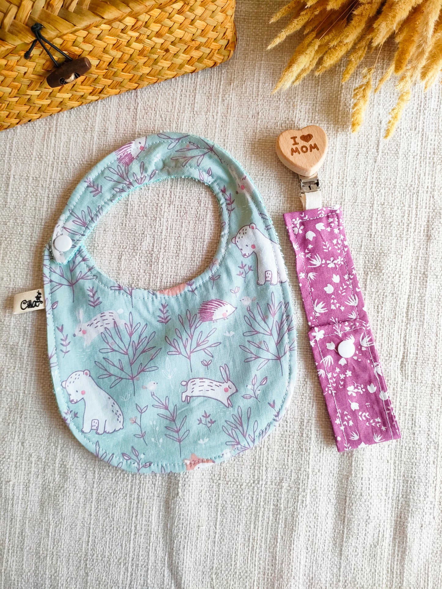 Set Nascita – Germoglio con clip in Legno