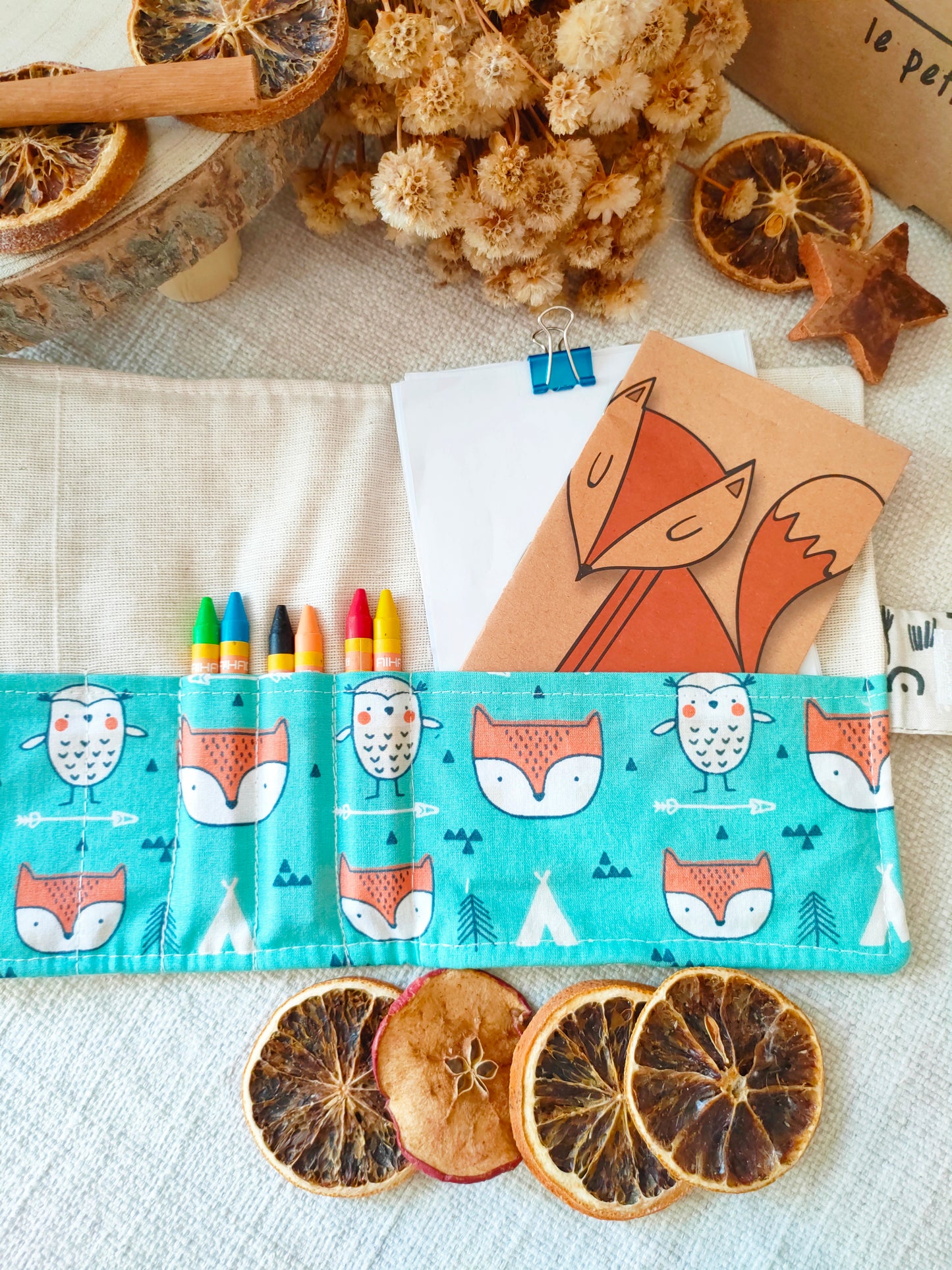 Kit Colorina Giramondo - Cover Organizer per Notebook e Colori - Cilla Le Petit Monde
