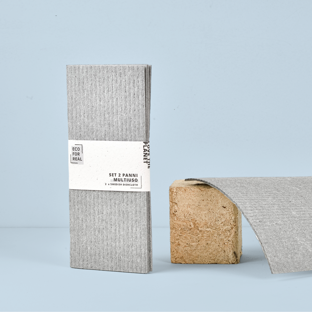 Set 2 Panni/Spugne Assorbenti Multiuso - Eco For Real - Cilla Le Petit Monde