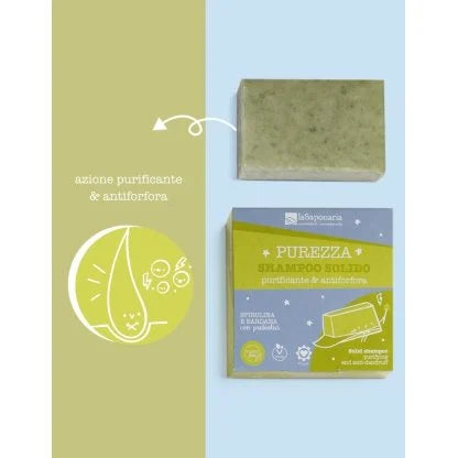 KIT PROMO Balsamo anticrespo + Shampoo anti-forfora Solidi - La Saponaria