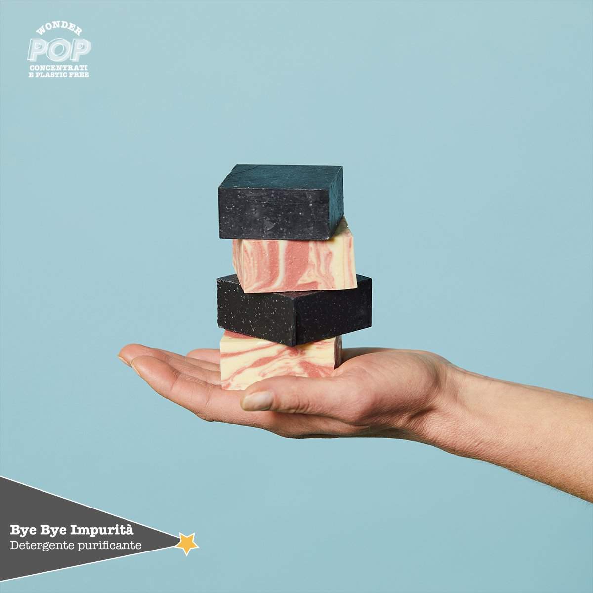 Detergente Viso Purificante Solido Bye Bye Impurità - La Saponaria - Cilla Le Petit Monde