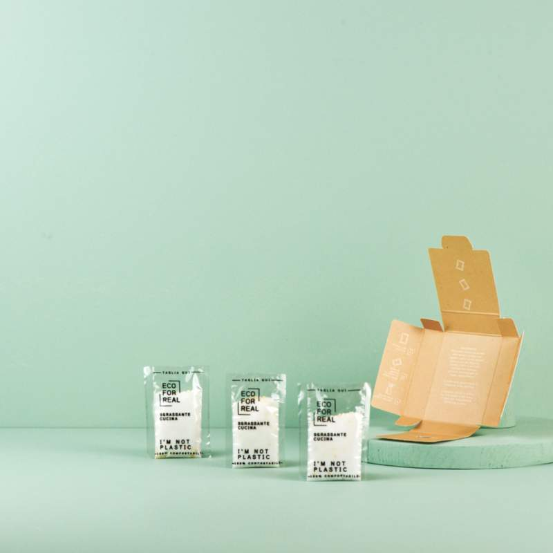 Set di 3 Detergenti Sgrassanti per Cucina Solubili - Eco For Real - Cilla Le Petit Monde