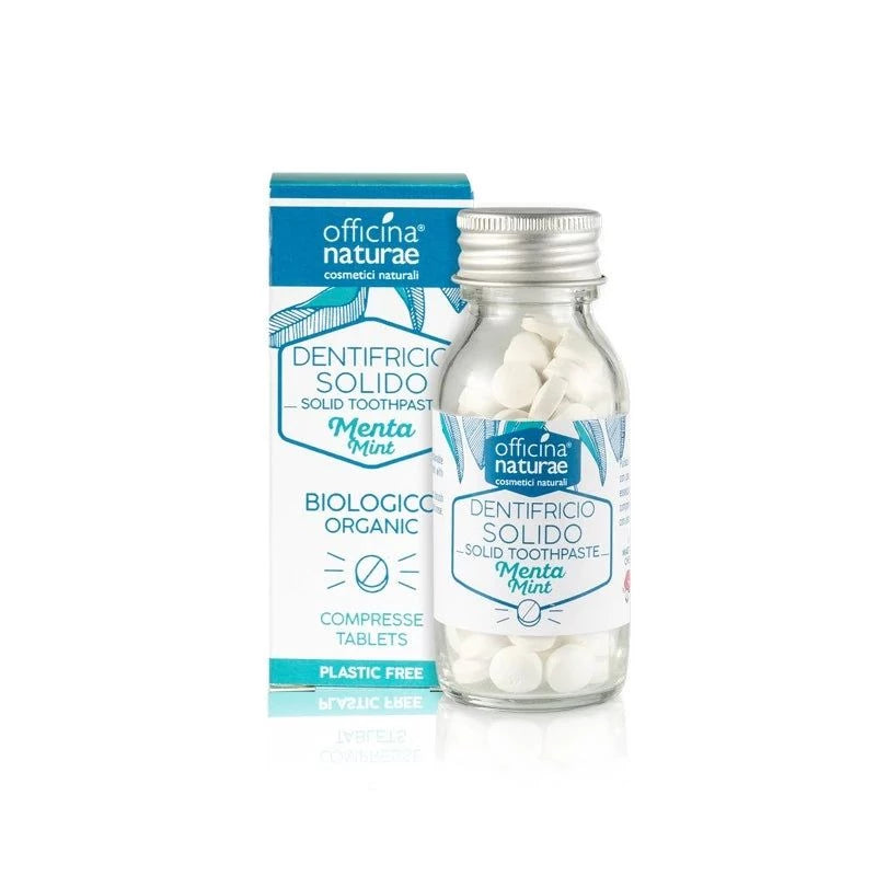 Dentifricio in Pastiglie Menta - Officina Naturae-Officina Naturae-collutorio,cosmetico solido,denti,igiene,igiene orale