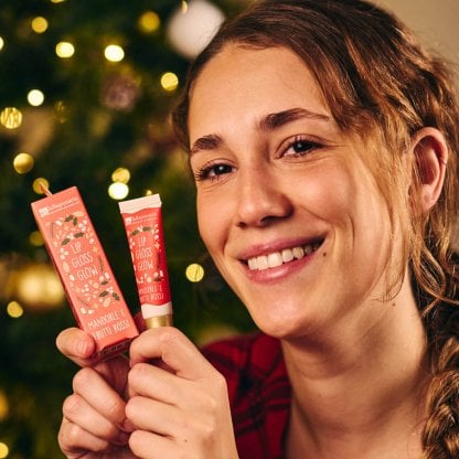 Lip gloss Glow - Mandorle & Frutti Rossi - La Saponaria