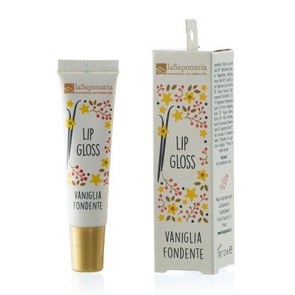 Lip gloss trasparente - Vaniglia fondente - La Saponaria