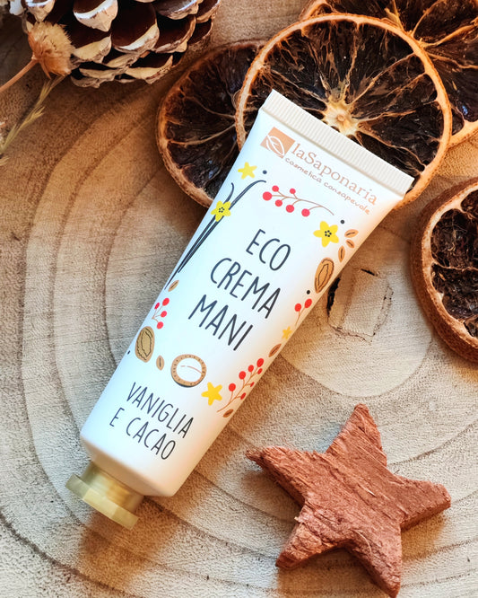 Crema mani Vaniglia e Cacao - La Saponaria