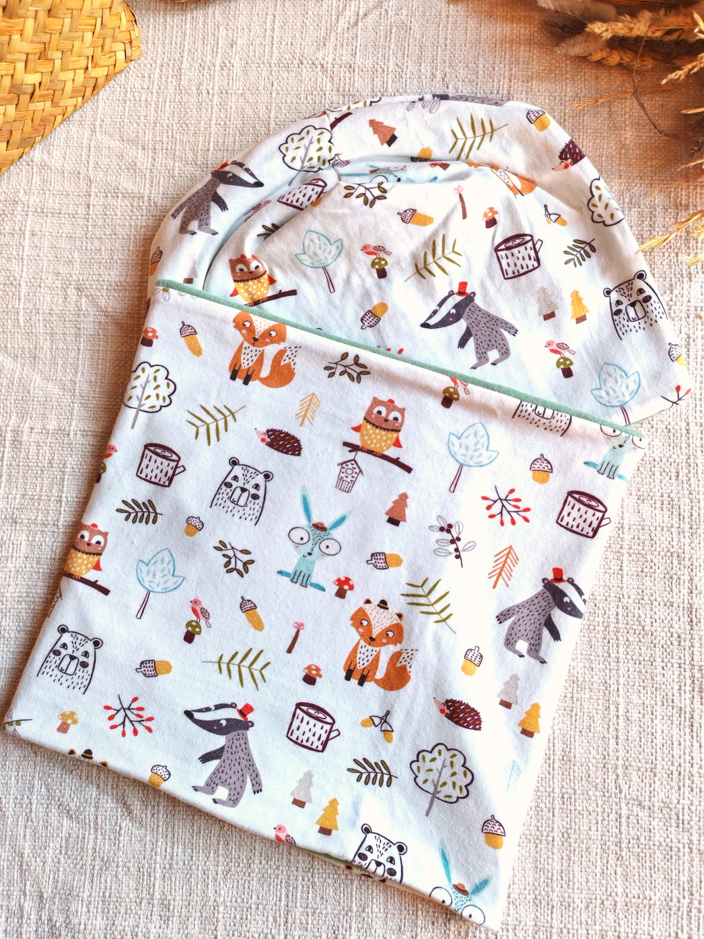 Set Cappello e Scaldacollo -  Felpa di cotone - Taglia 3-6+ anni