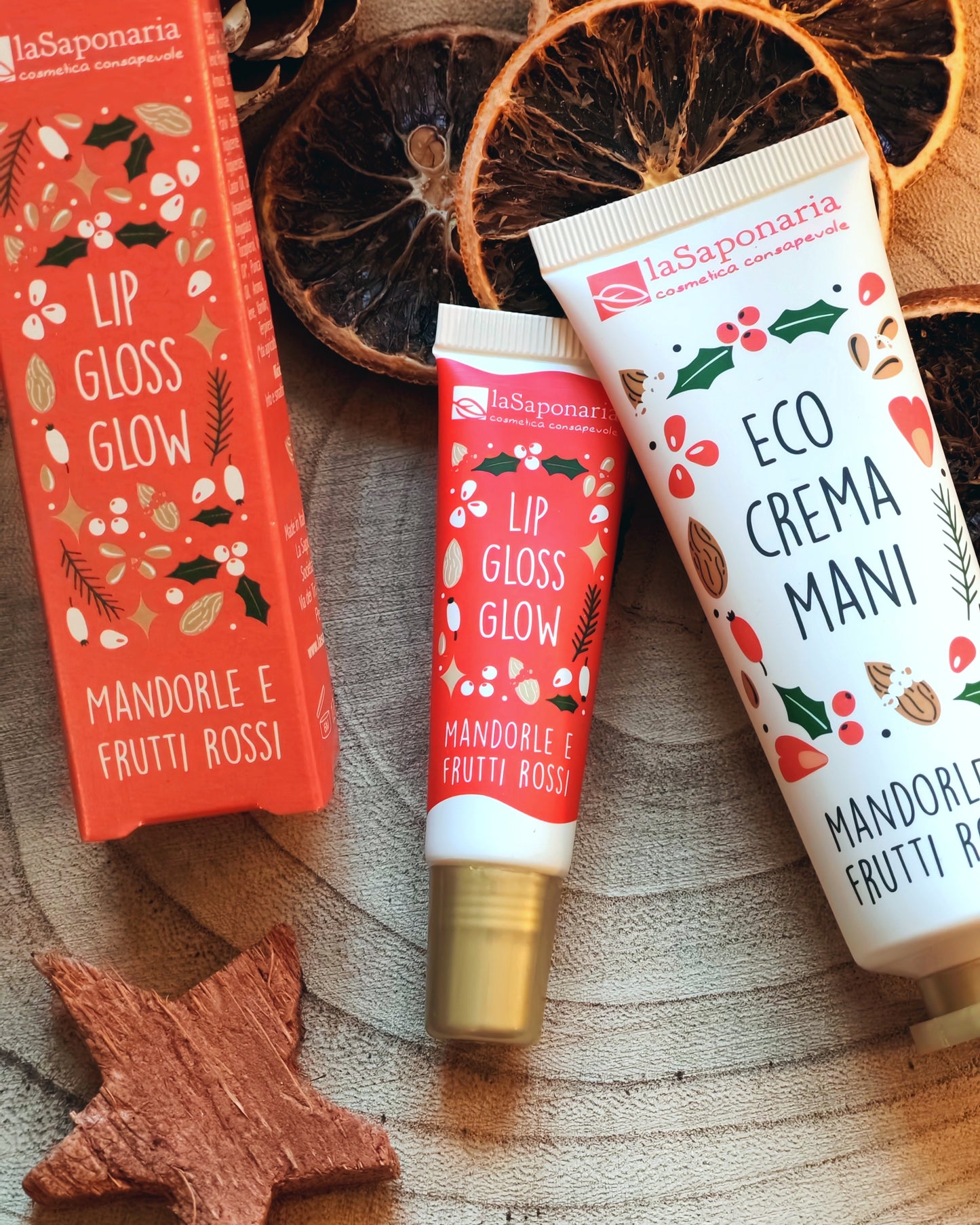 Crema mani Mandorle & Frutti rossi- La Saponaria