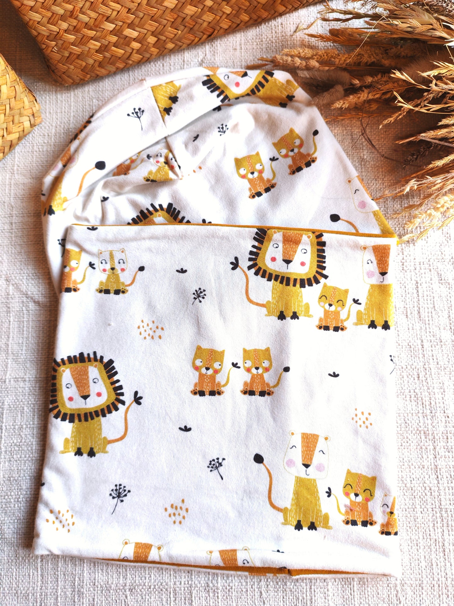 Set Cappello e Scaldacollo -  Felpa di cotone - Taglia 3-6+ anni