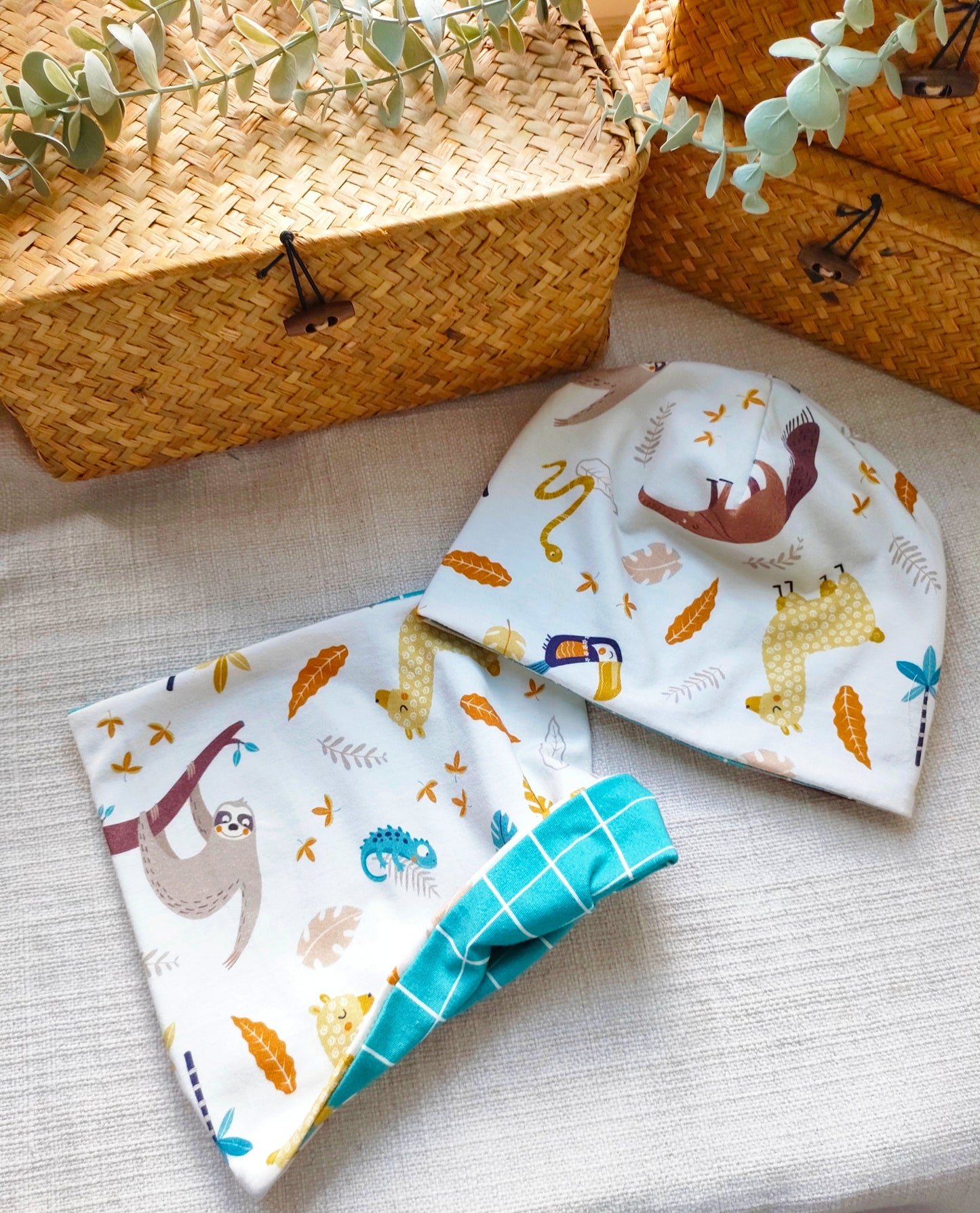 Set Cappello e Scaldacollo Bambini - Taglia 1-3 anni