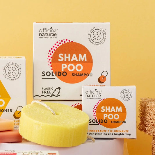 Shampoo Solido Rinforzante e Illuminante - Officina Naturae