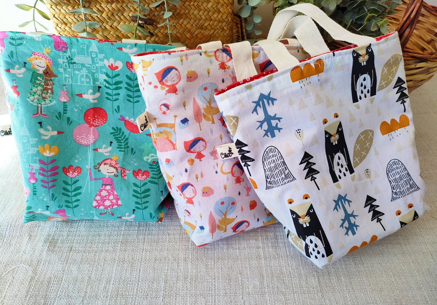 Borsetta a Cestino per Bambini-Cilla le Petit Monde-bambine,bambini,borsa,giochi