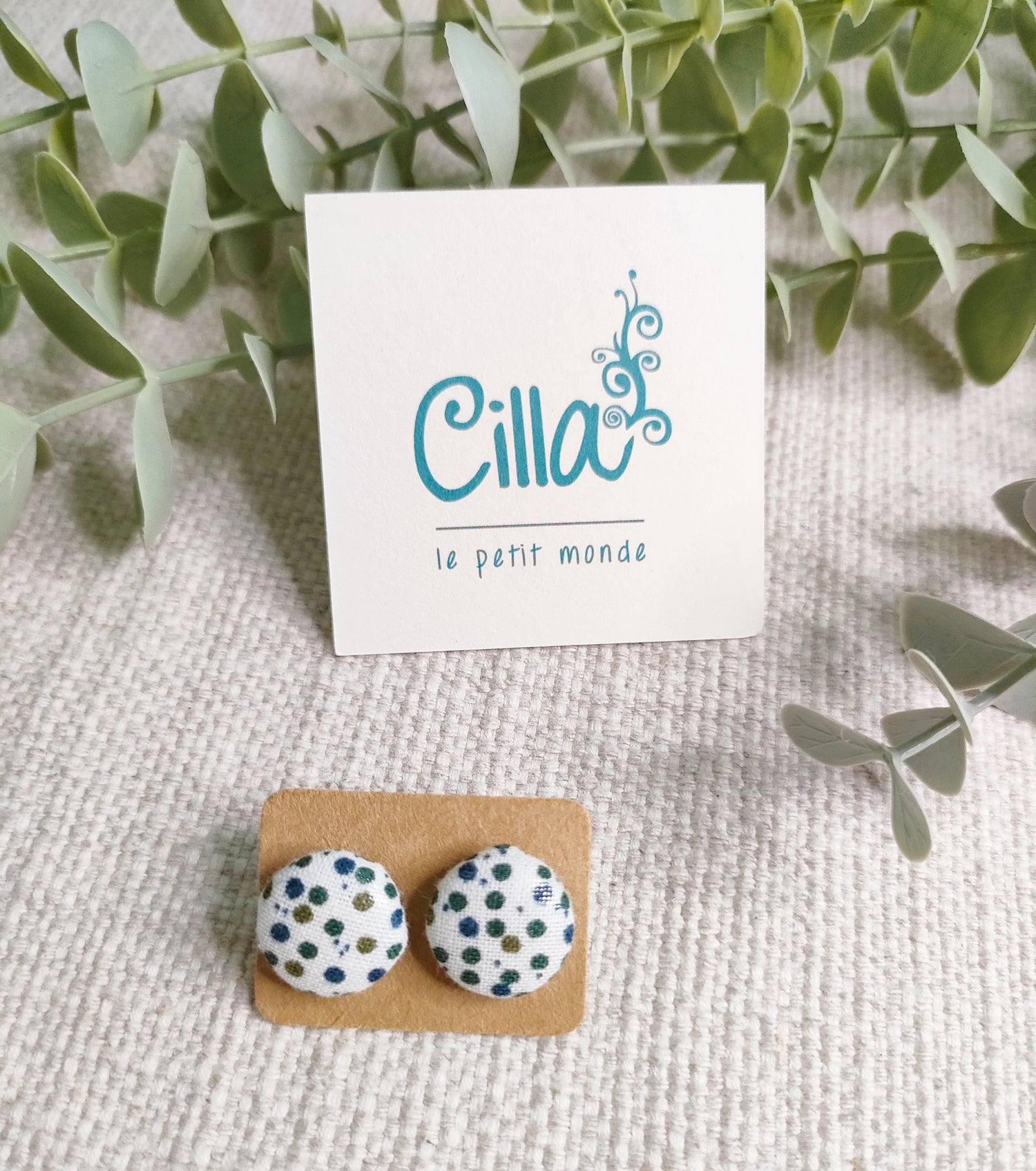 Orecchini a Bottone - Anthemis-Cilla le Petit Monde-anello,bijoux,orecchini,parure