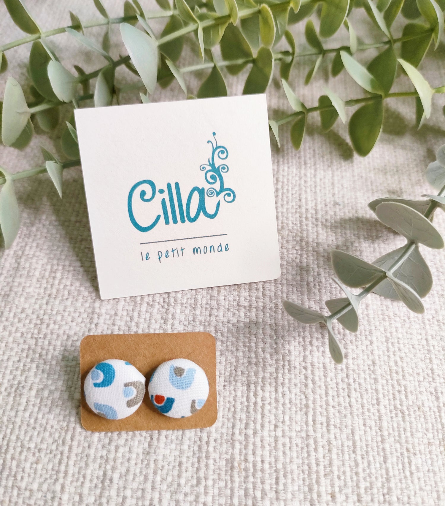 Orecchini a Bottone - Anthemis-Cilla le Petit Monde-anello,bijoux,orecchini,parure